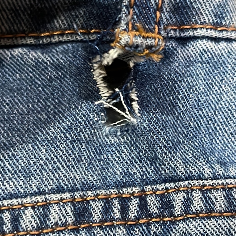 refuge Light Blue Wide Leg Jeans - Picture 5 of 6
